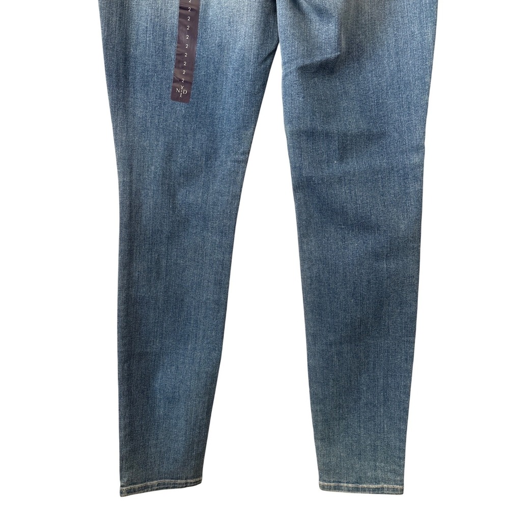 NWT NYDJ Super Skinny Womens Jeans Stretch Rhinestone Back Size 2 Made in USA - Picture 7 of 8